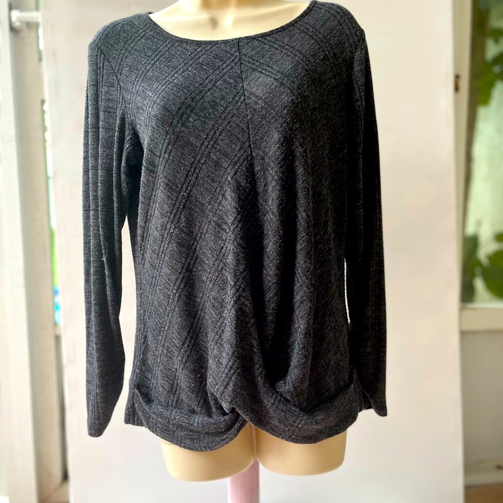 New directions dark gray sweater